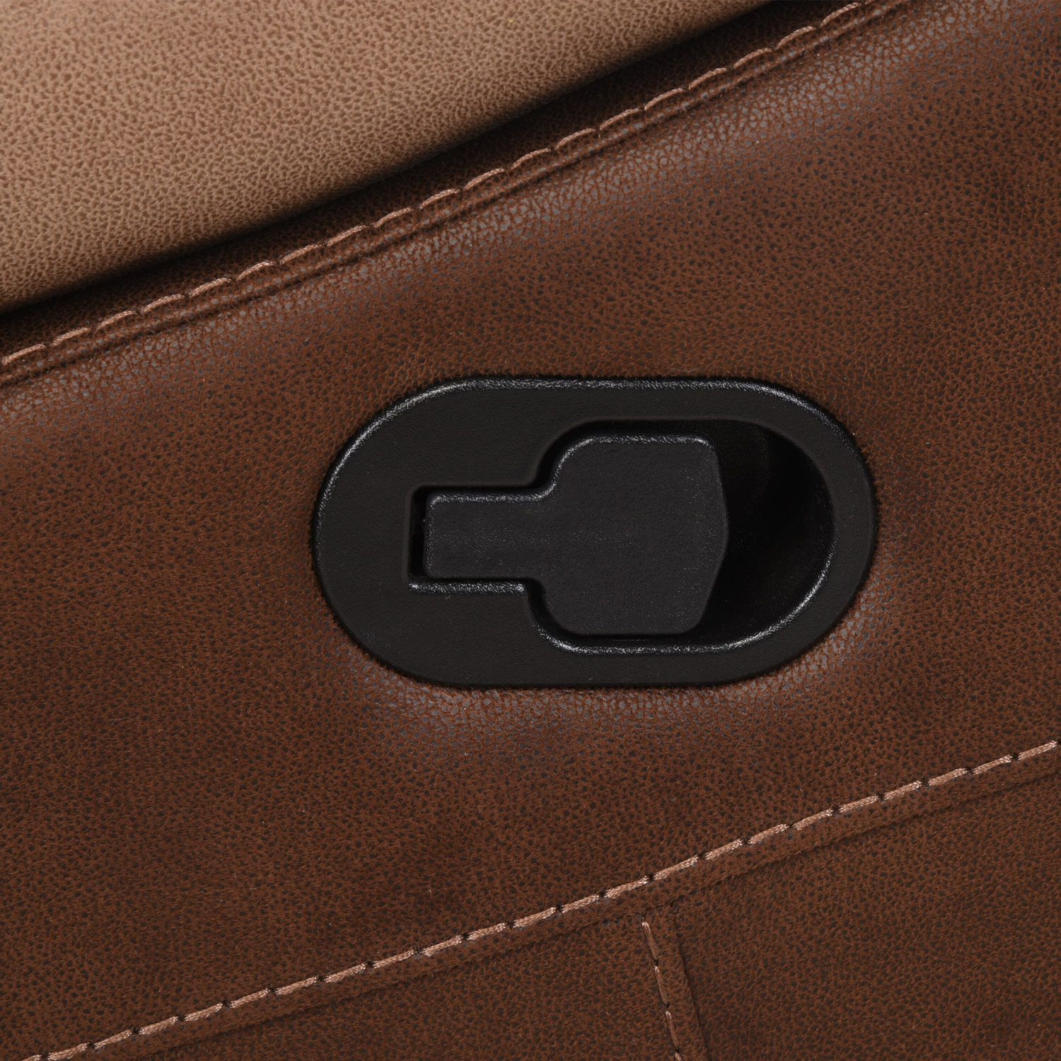 Sof&aacute; 3 Cuerpos Reclinable Moka