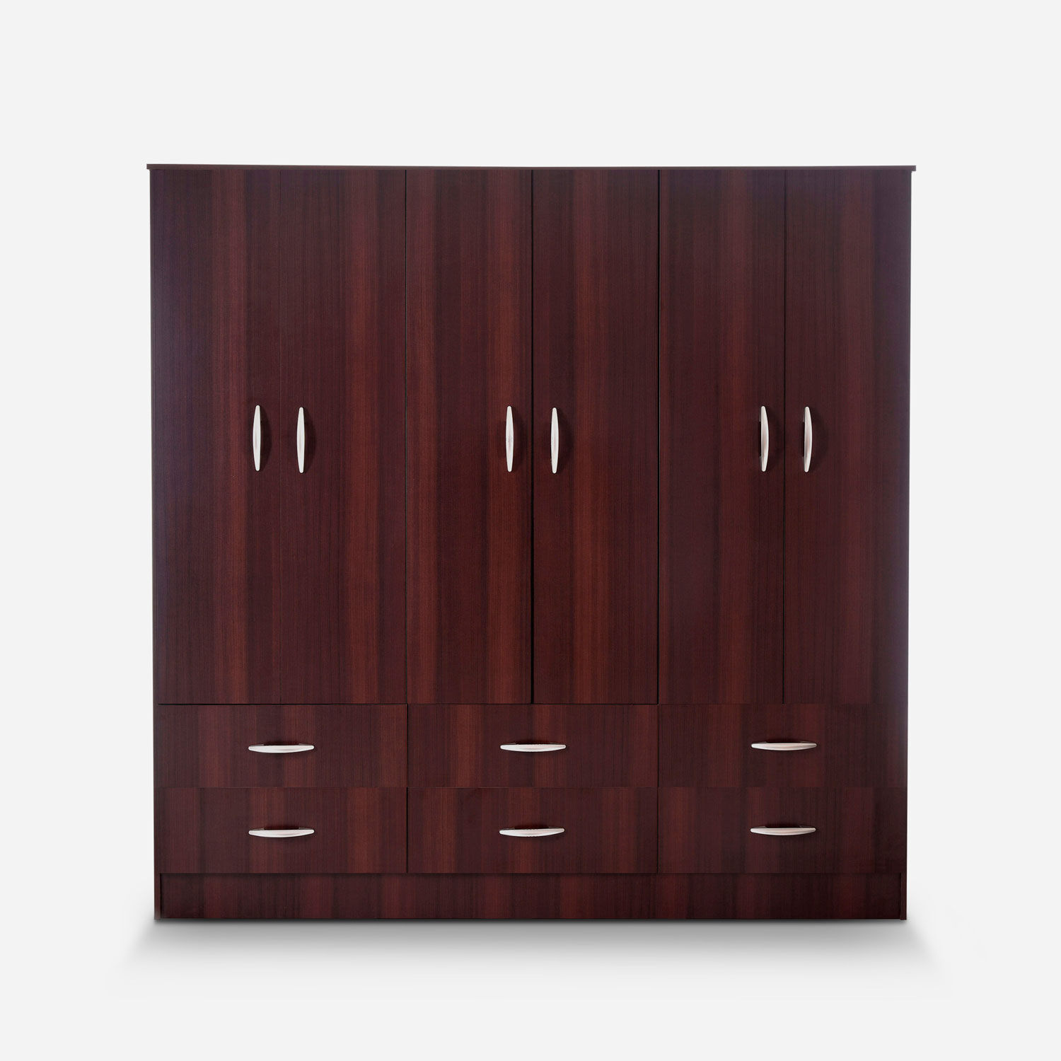 Cl&oacute;set 6 Puertas 6 Cajones Maipo Chocolate