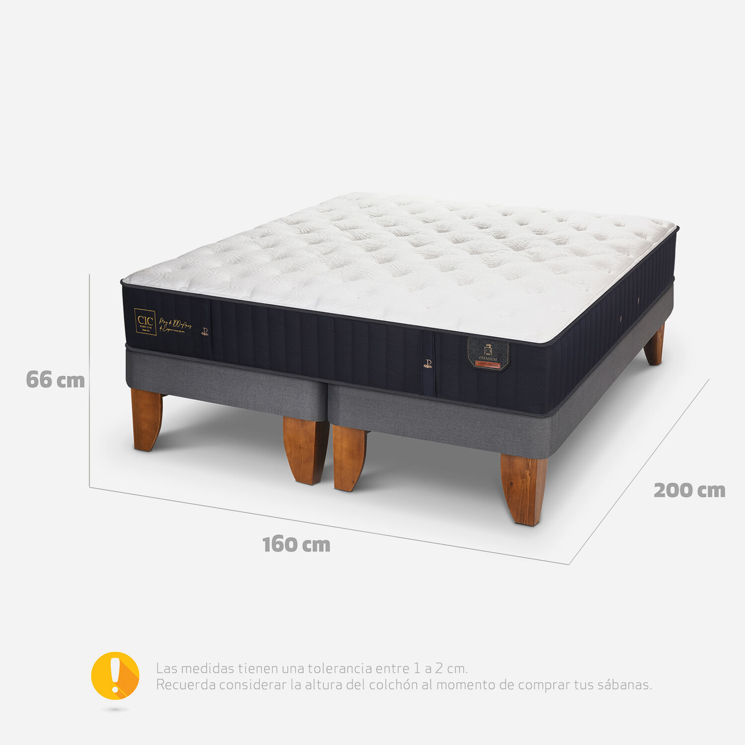 Cama Europea Queen Premium