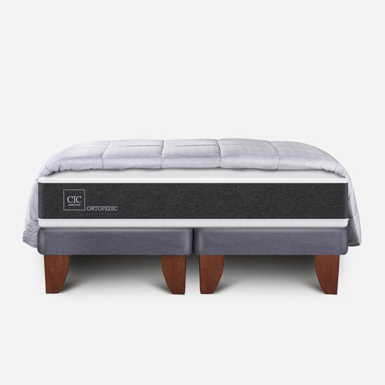 Cama Europea King Ortopedic + Plumón