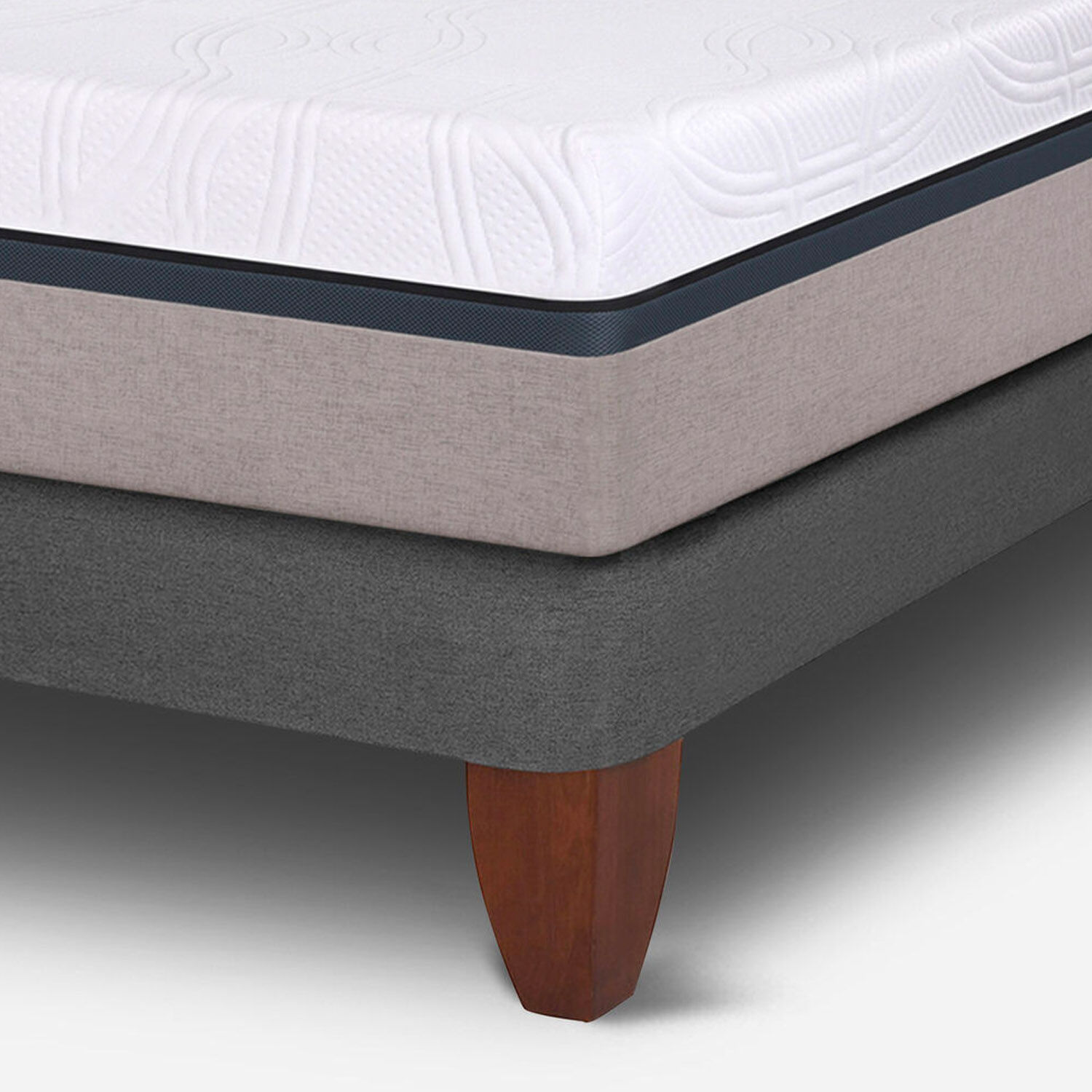 Cama Europea King Balance + Almohadas Down Alternative