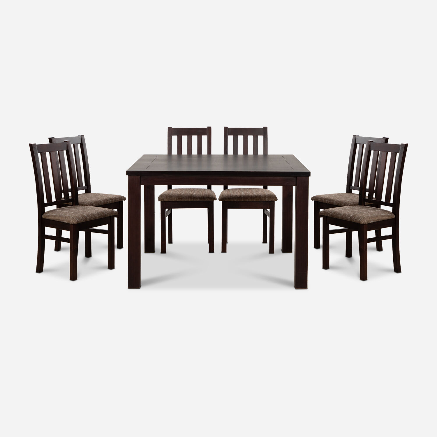 Comedor 8 Sillas &Ntilde;uble Chocolate - Caf&eacute;