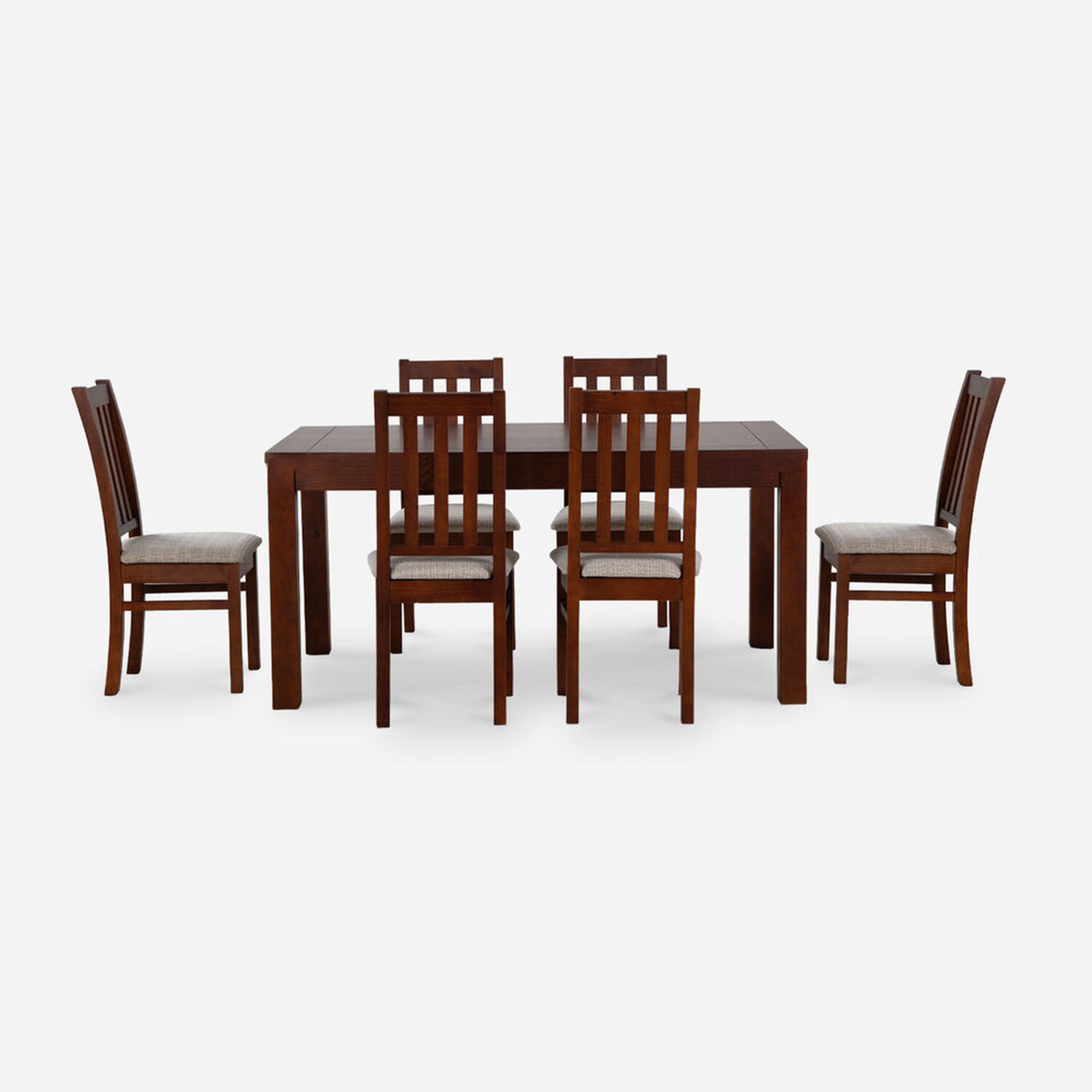 Comedor 6 Sillas &Ntilde;uble Caramelo Beige
