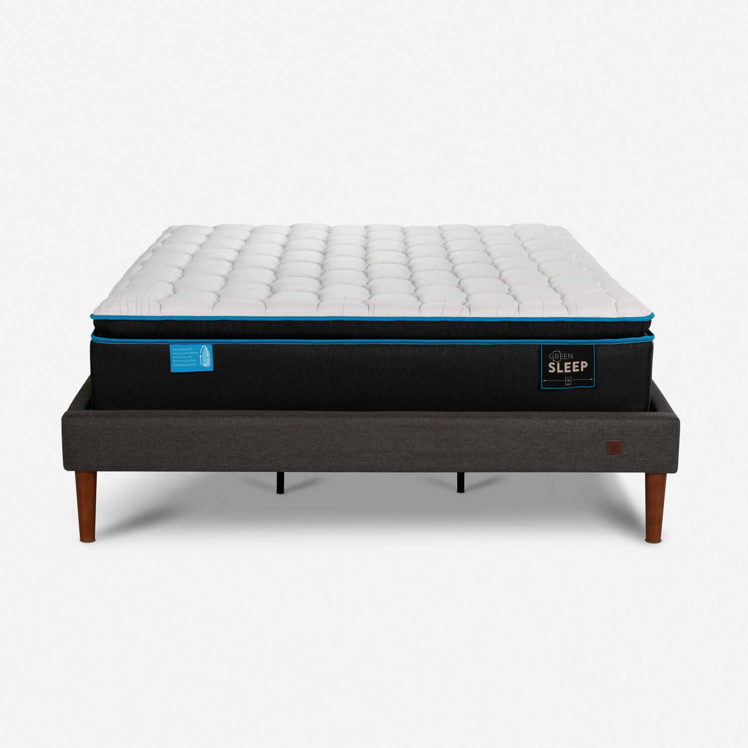 Cama Europea Curve King Green Sleep 