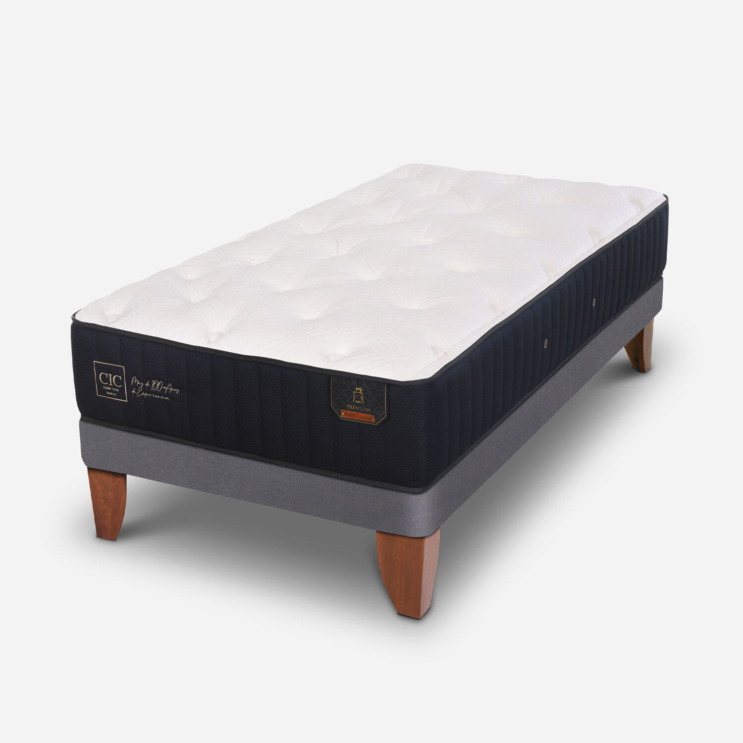 Cama Europea 1,5 Plazas Premium