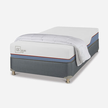 Cama Americana 1,5 Plazas Excellence Plus + Plum&oacute;n
