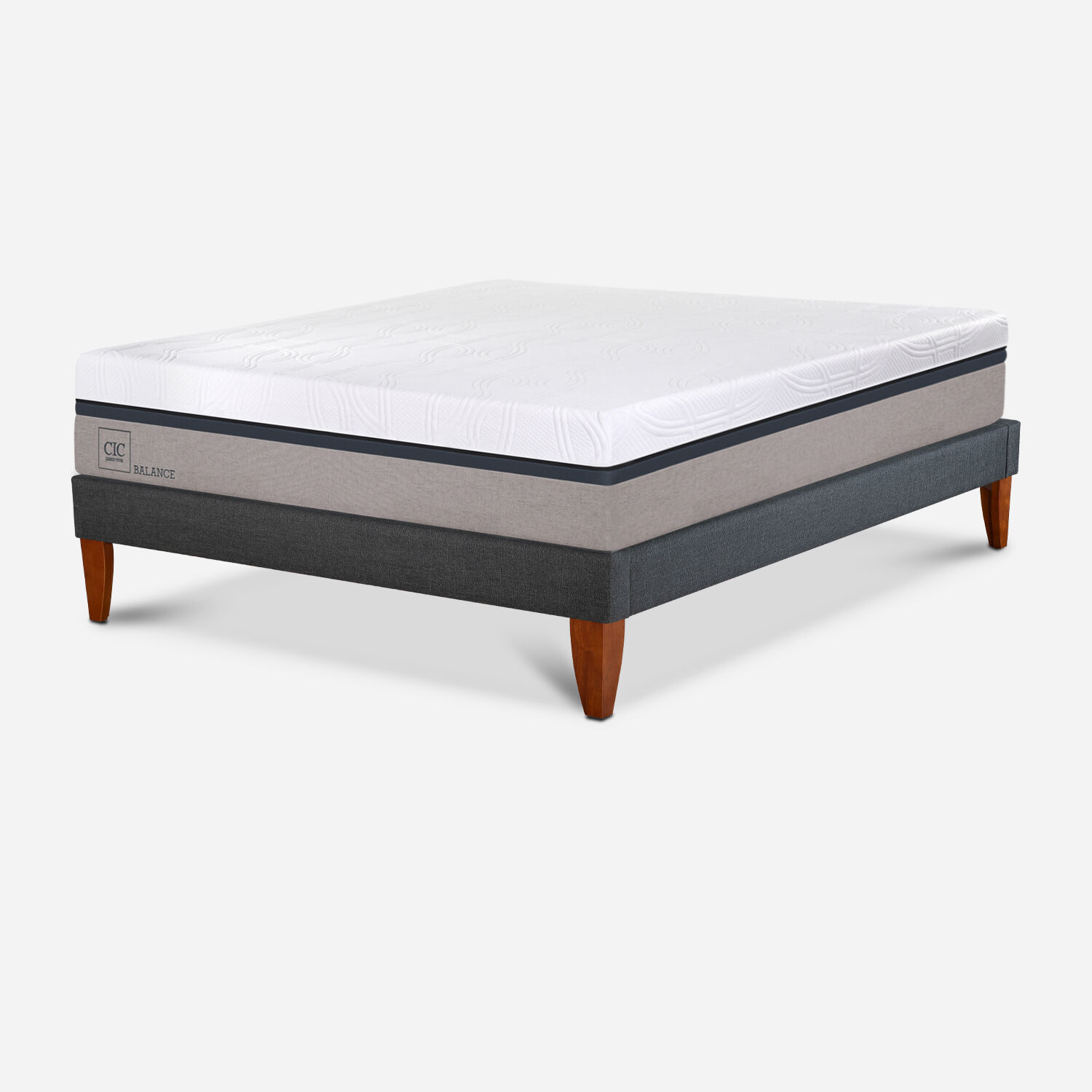 Cama Europea Box 2 Plazas Balance 