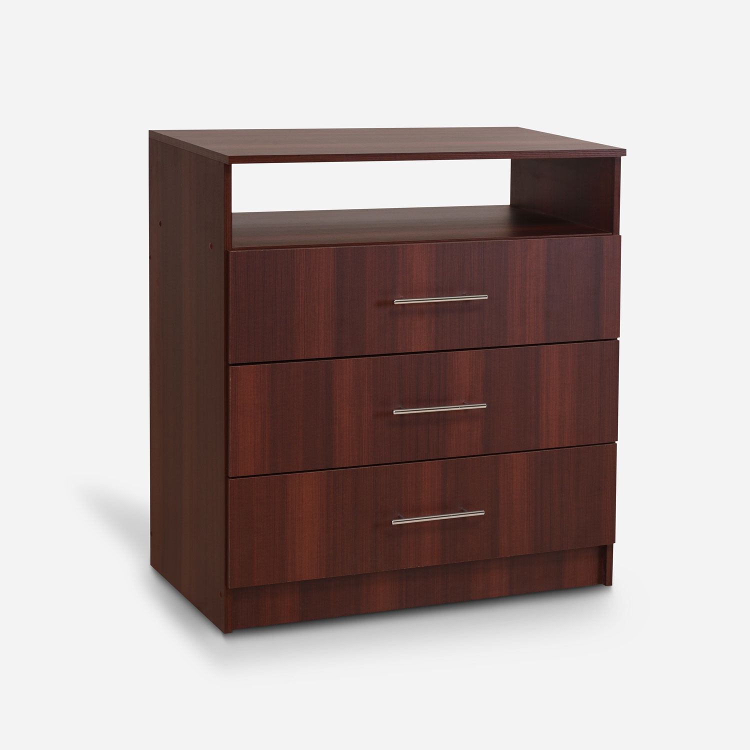 C&oacute;moda Cajonera TV 24" 3 Cajones Atria Wengue