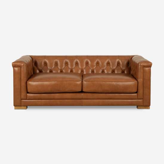 sofa 3 cuerpos cuero chesterfield siena cic