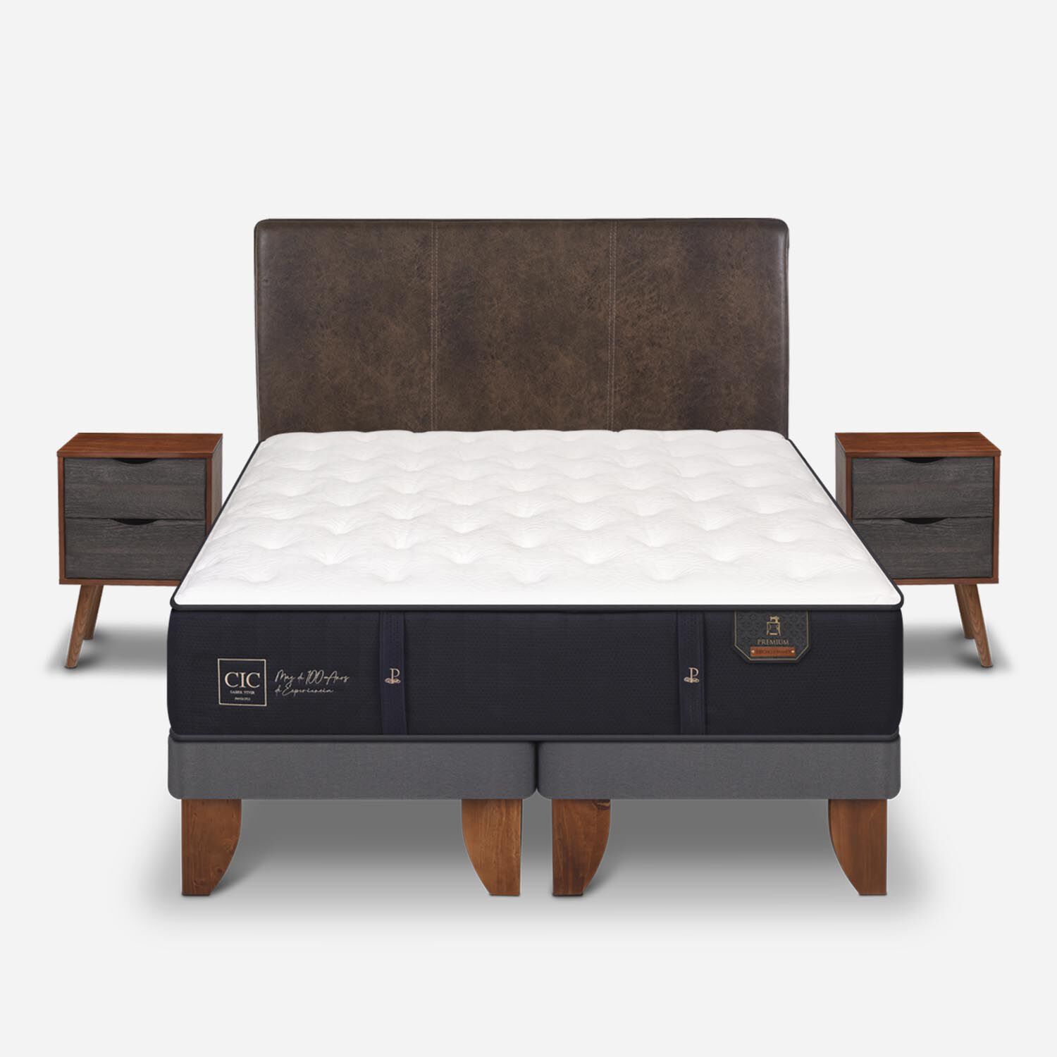 Cama Europea King Premium + Set Baker