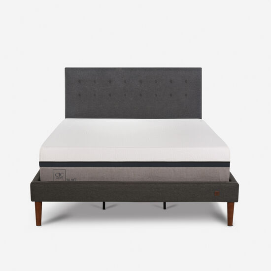 Cama Europea Curve King Balance + Respaldo Éufrates