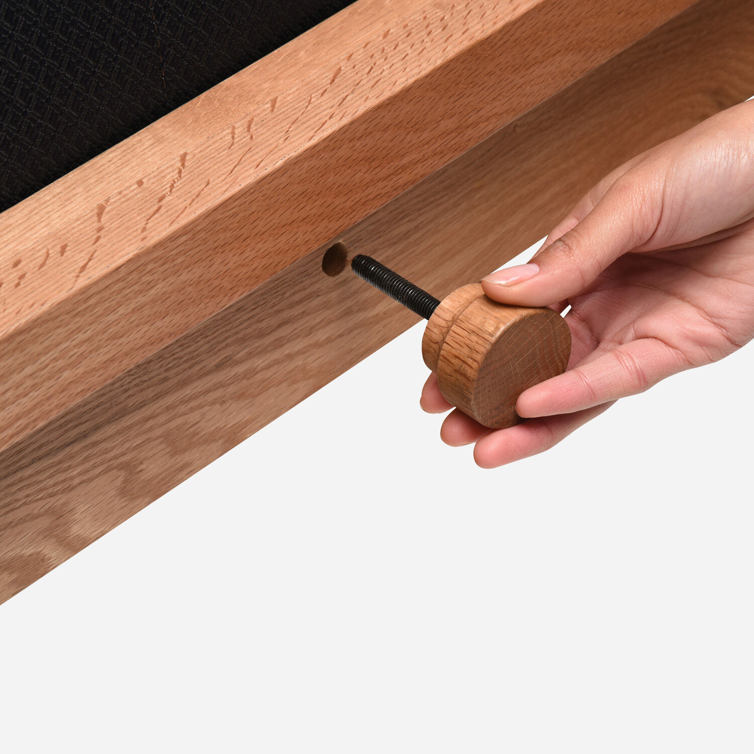 Base 2 Plazas Oak 150 x 200 Cm.