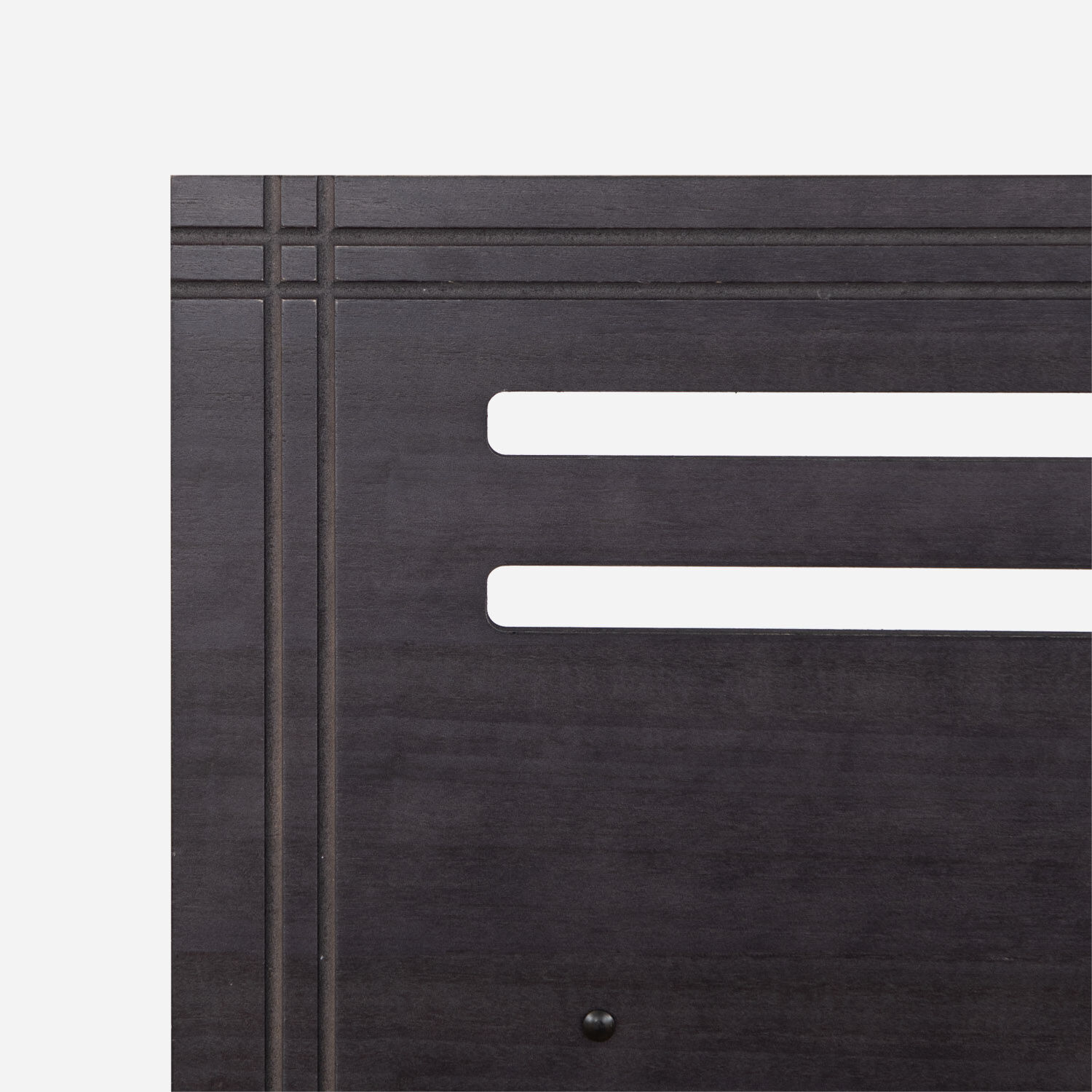 Cama Europea 2 Plazas Ortopedic Base Normal + Respaldo Múnich Negro