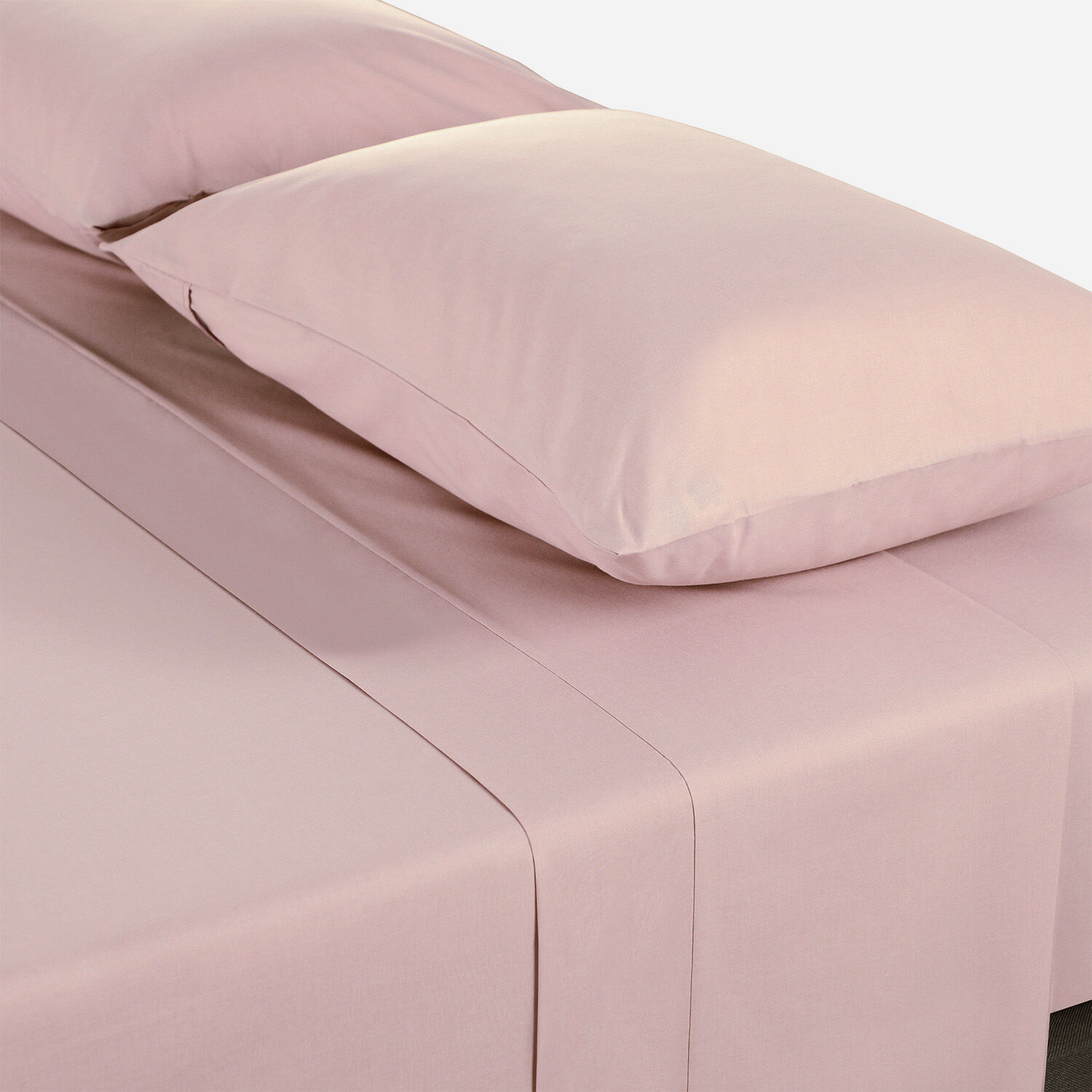 S&aacute;banas 2 Plazas 144 Hilos Lisa Rosa