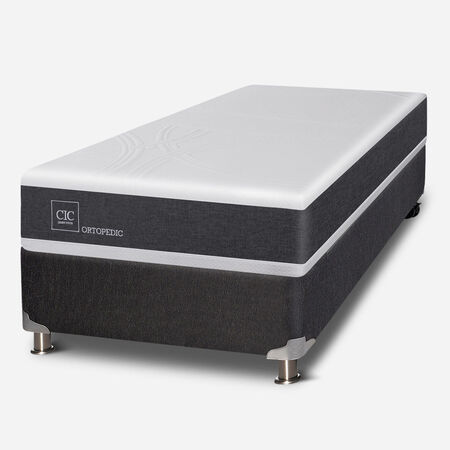Box Spring 1,5 Plazas Ortopedic 5 Zonas