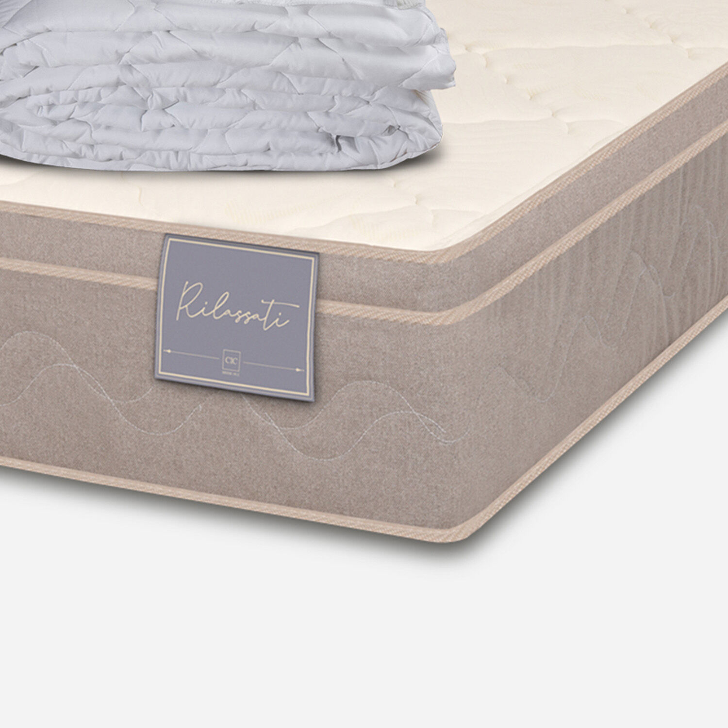 Colch&oacute;n 2 Plazas Rilassati 150x200 + Cubrecolch&oacute;n