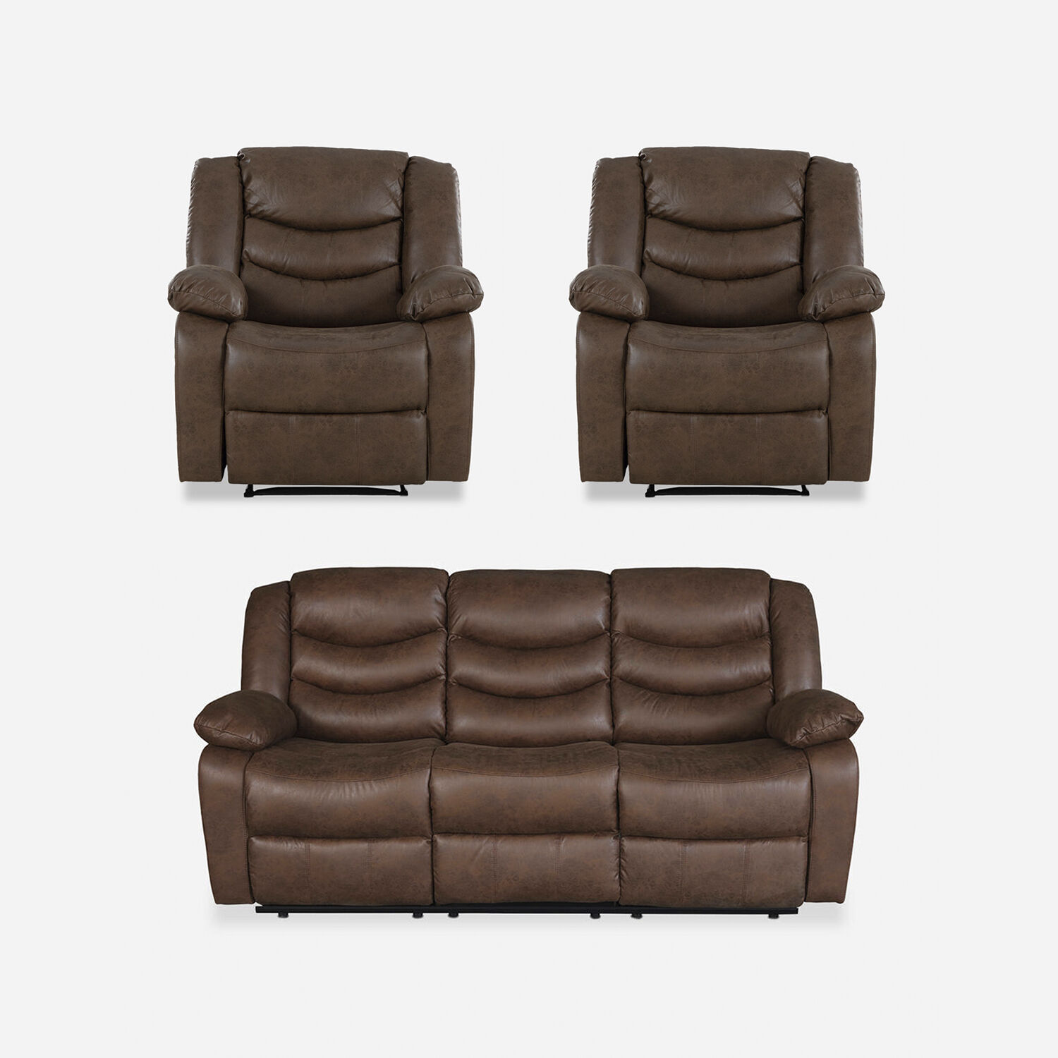 Juego reclinables Domingo 3 y 1 cuerpo x2