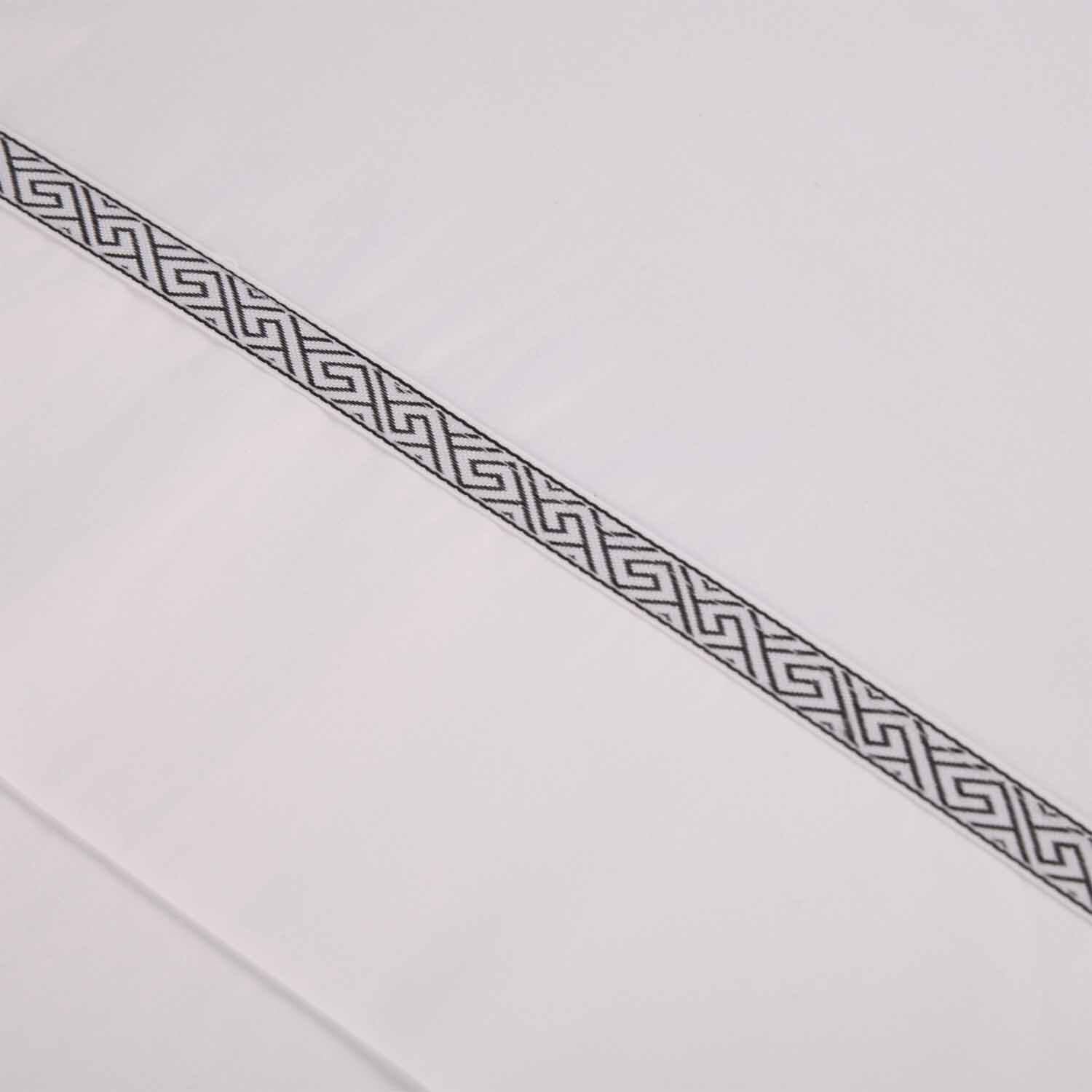 Sábanas 2 Plazas 300 Hilos Blanca Ribbon