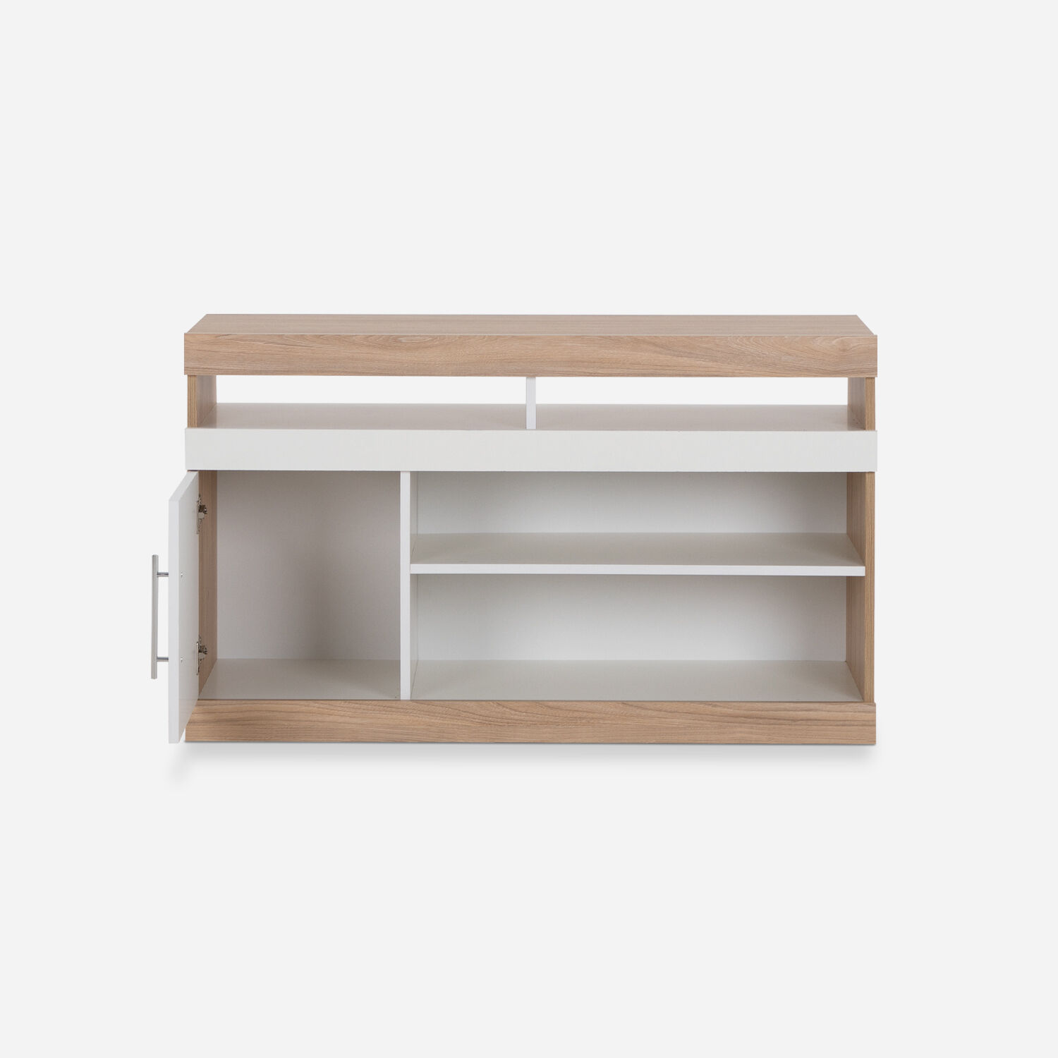 Rack Tv 43" 1 Puerta Olmo Blanco