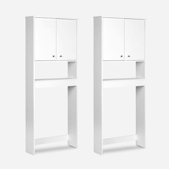 Set de Ba&ntilde;o Estantes con 2 Puertas 1 Repisa