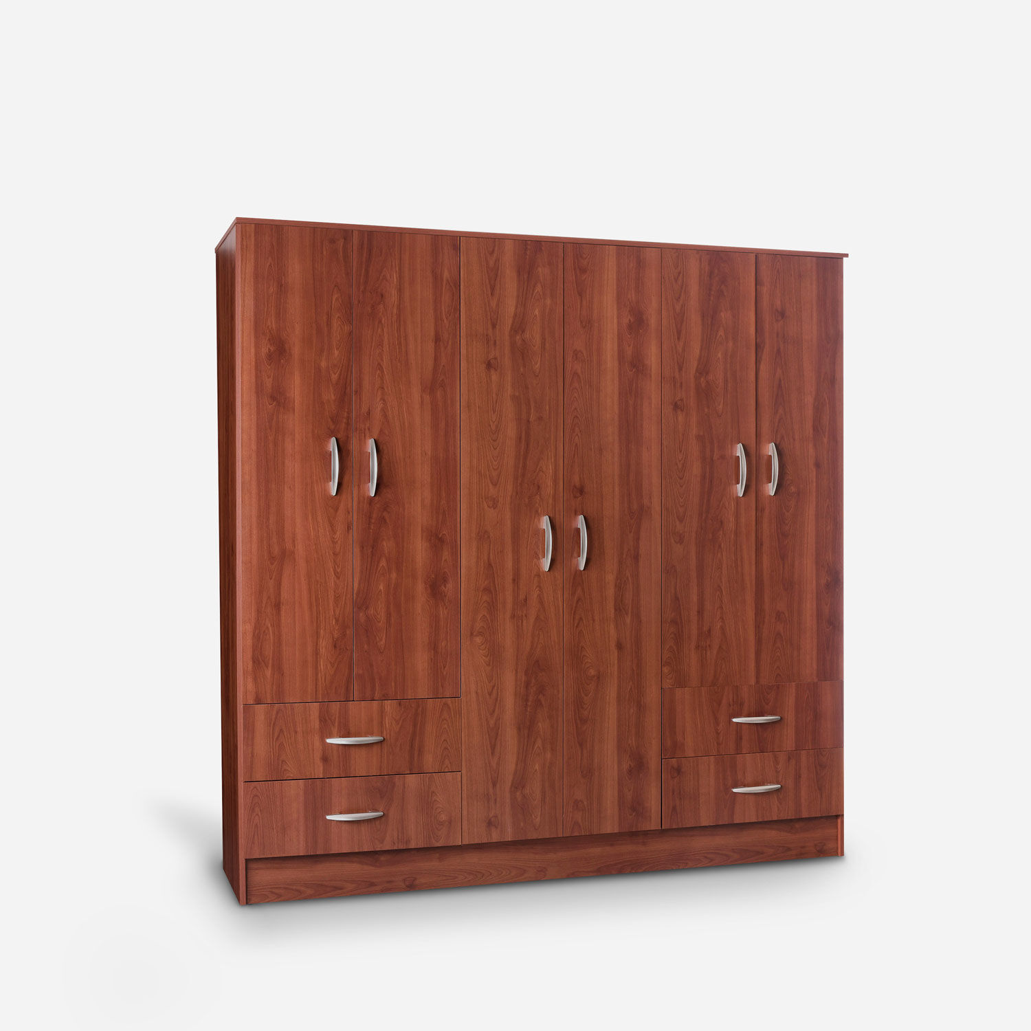 Cl&oacute;set 6 Puertas 4 Cajones Maipo Cerezo
