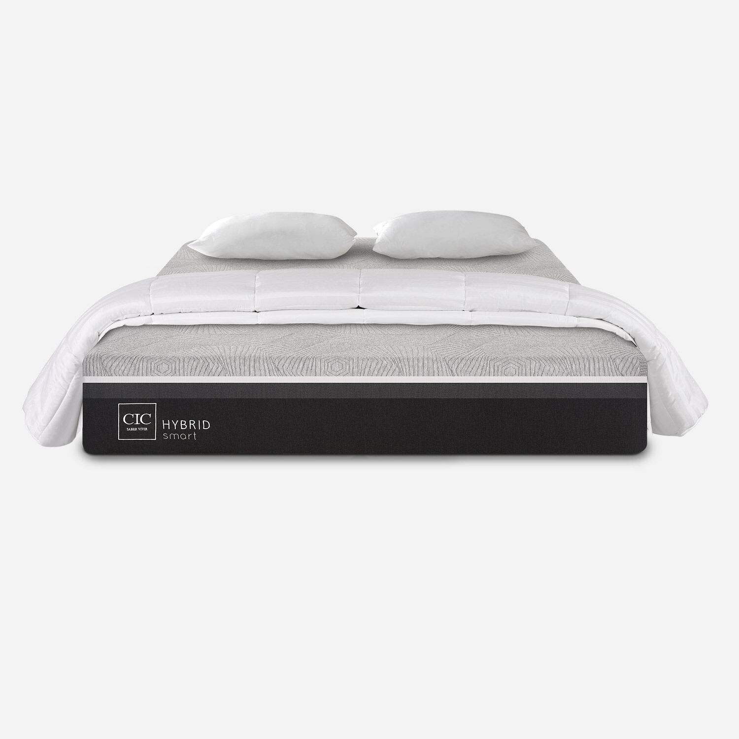 Colch&oacute;n King Hybrid 180x200 + Almohadas Viscoel&aacute;sticas + Plum&oacute;n