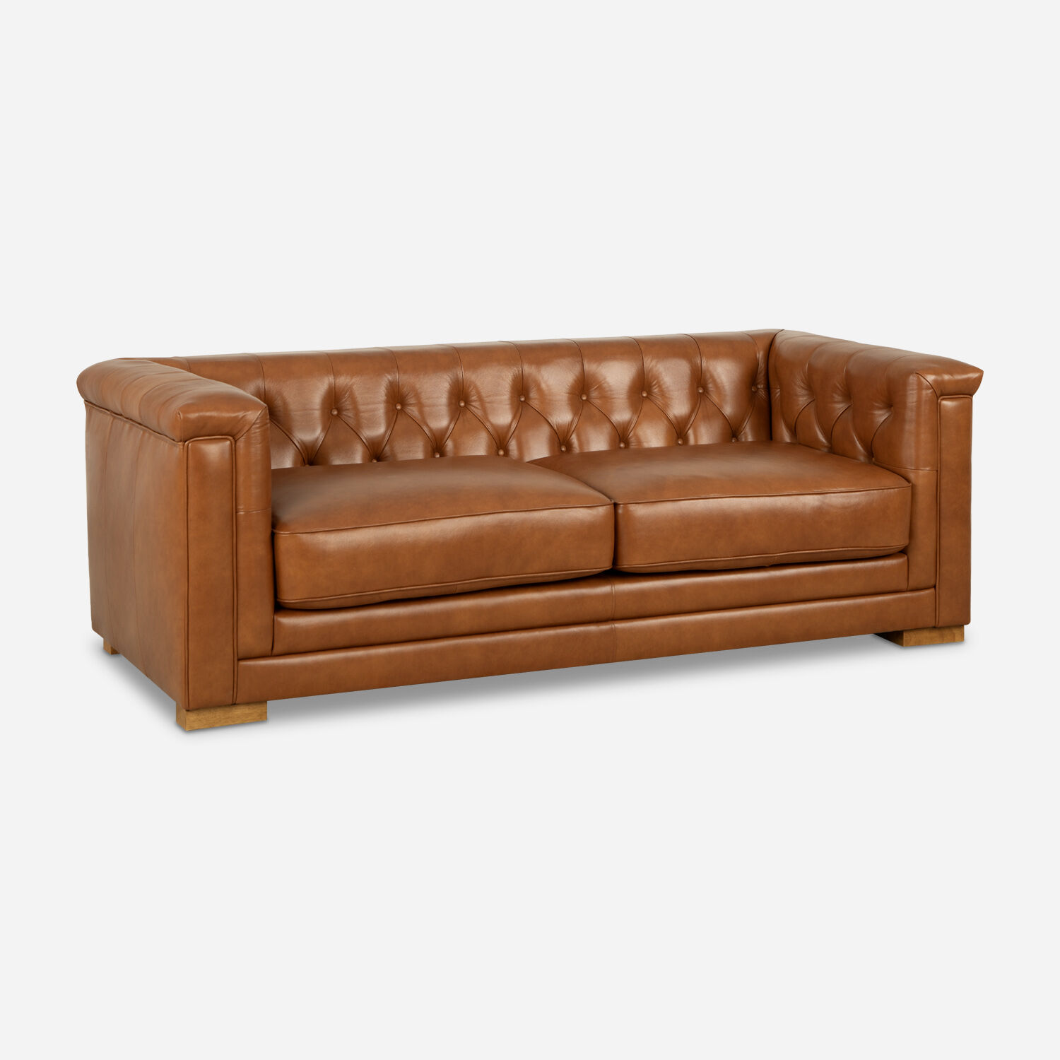 Sofá 3 Cuerpos Cuero Chesterfield Siena CIC