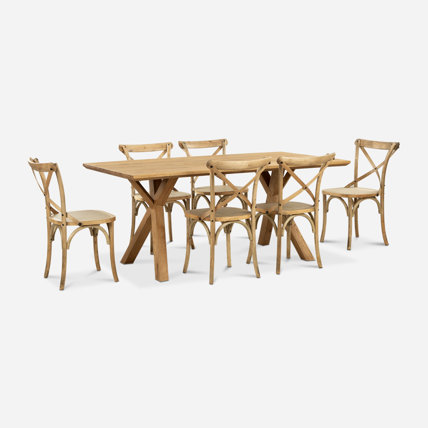 Comedor 6 Sillas Cruceta Scotland