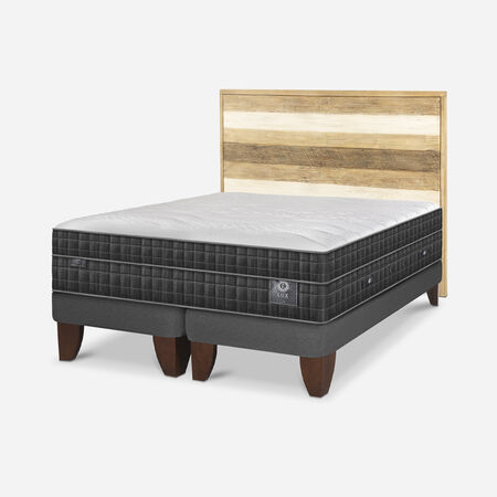 Cama Europea Super King Lux + Respaldo Loira