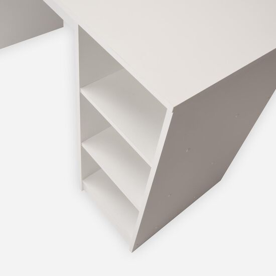 Escritorio 2 Repisas Blanco