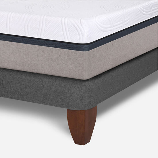 Cama Europea King Balance + Respaldo Baker