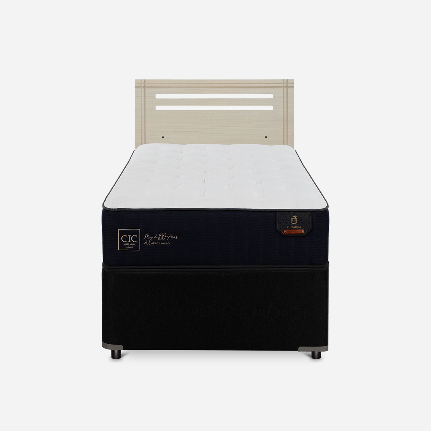 Cama Nido Div&aacute;n Premium + Respaldo M&uacute;nich Alpino