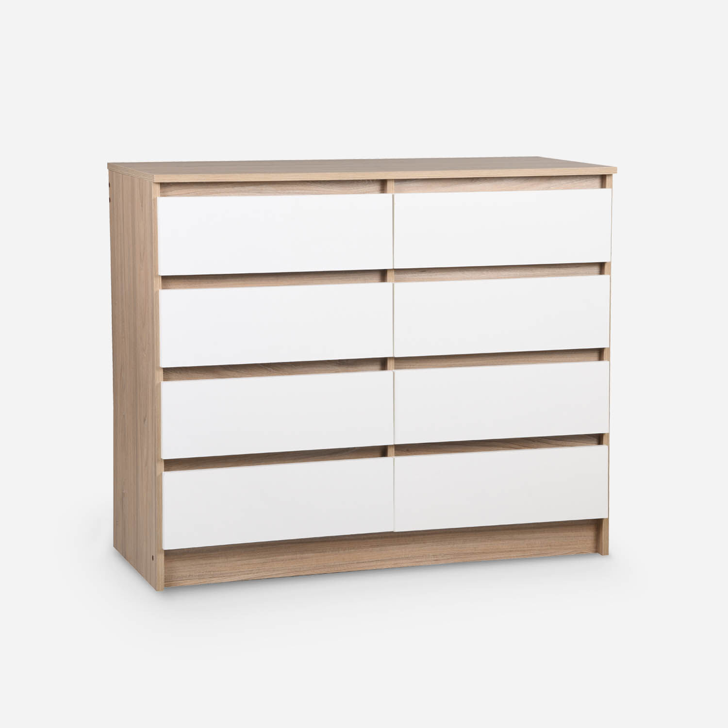 C&oacute;moda 8 Cajones Austria Olmo Blanco