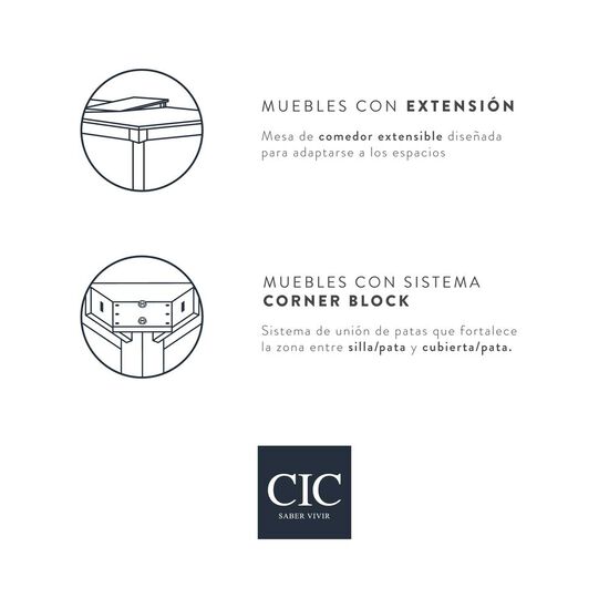 Comedor 6 Sillas 2 Sitiales Cordobés Plus