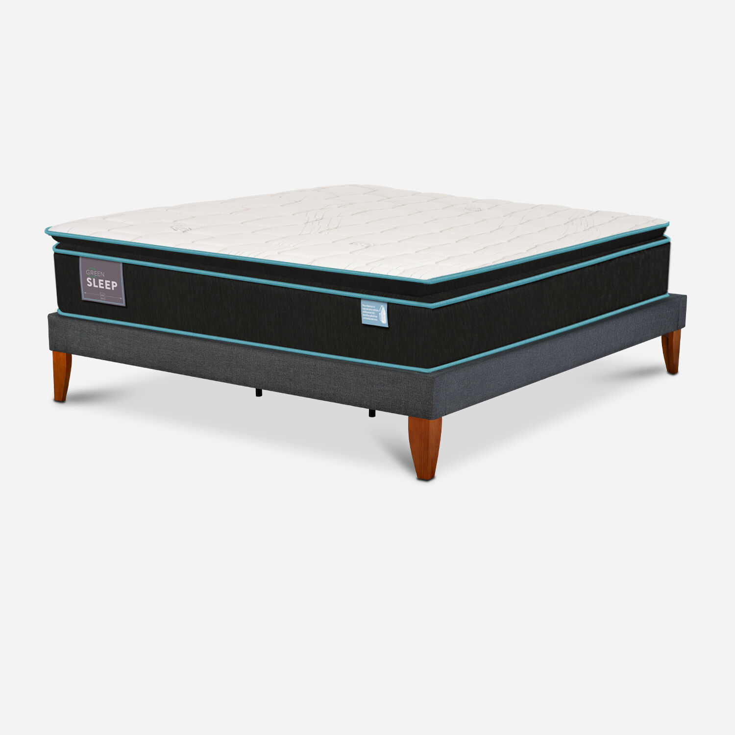 Cama Europea Box King Green Sleep 