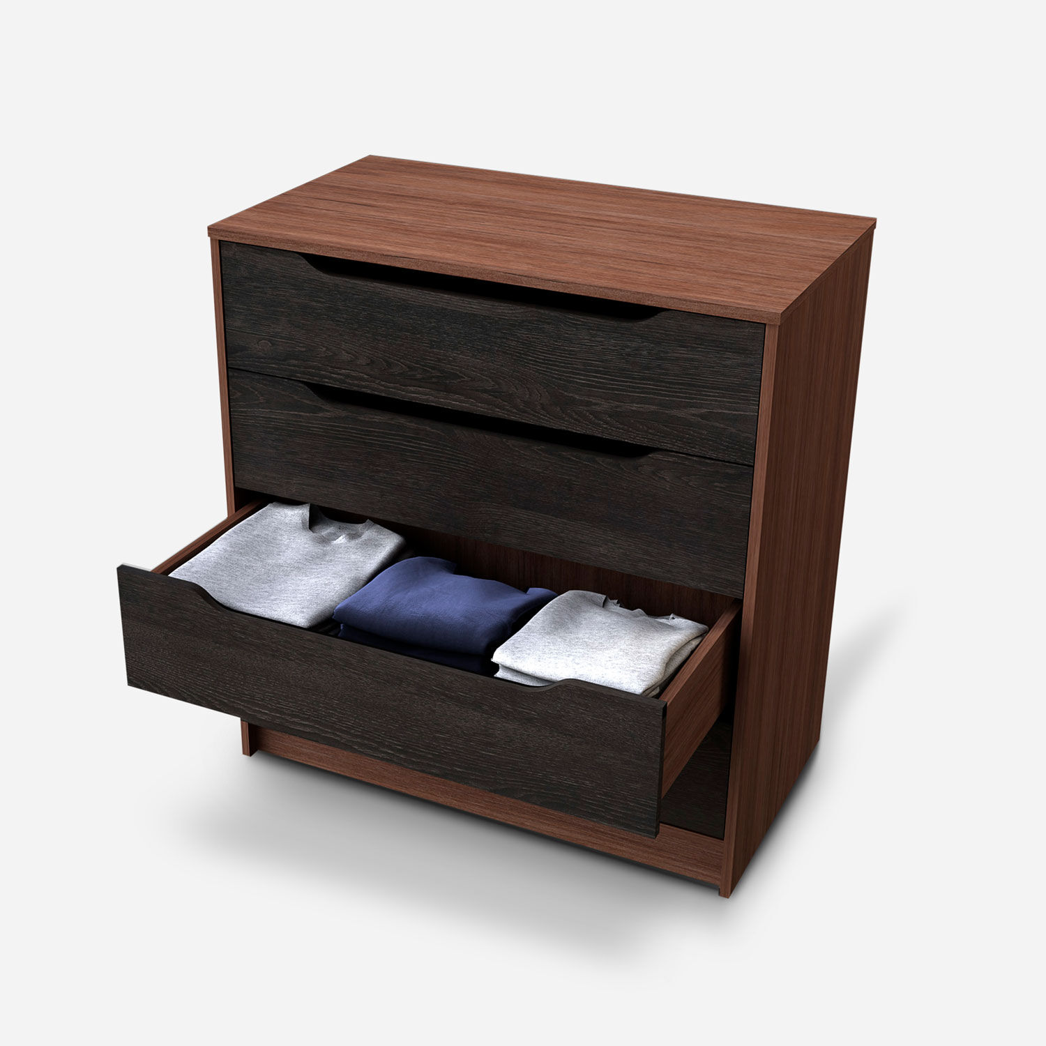 Cómoda Cajonera 4 Cajones Espresso