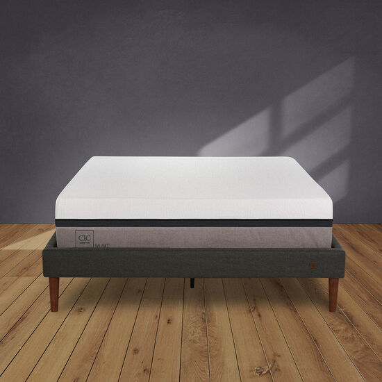 Cama Europea Curve 2 Plazas Excellence Plus + Set Olmo + Plumón + Almohada