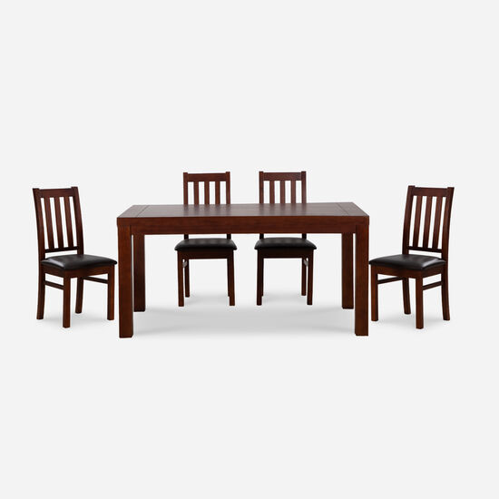 Comedor 6 Sillas Ñuble Caramelo Negro