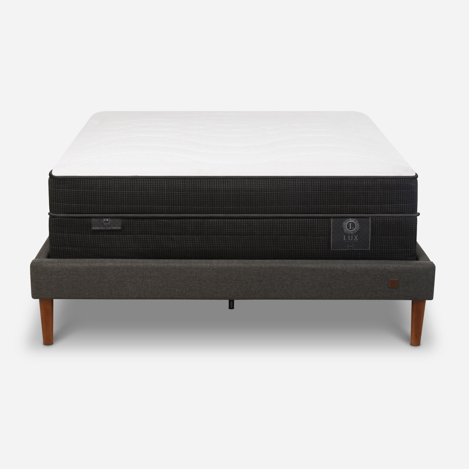 Cama Europea Curve 2 Plazas Lux