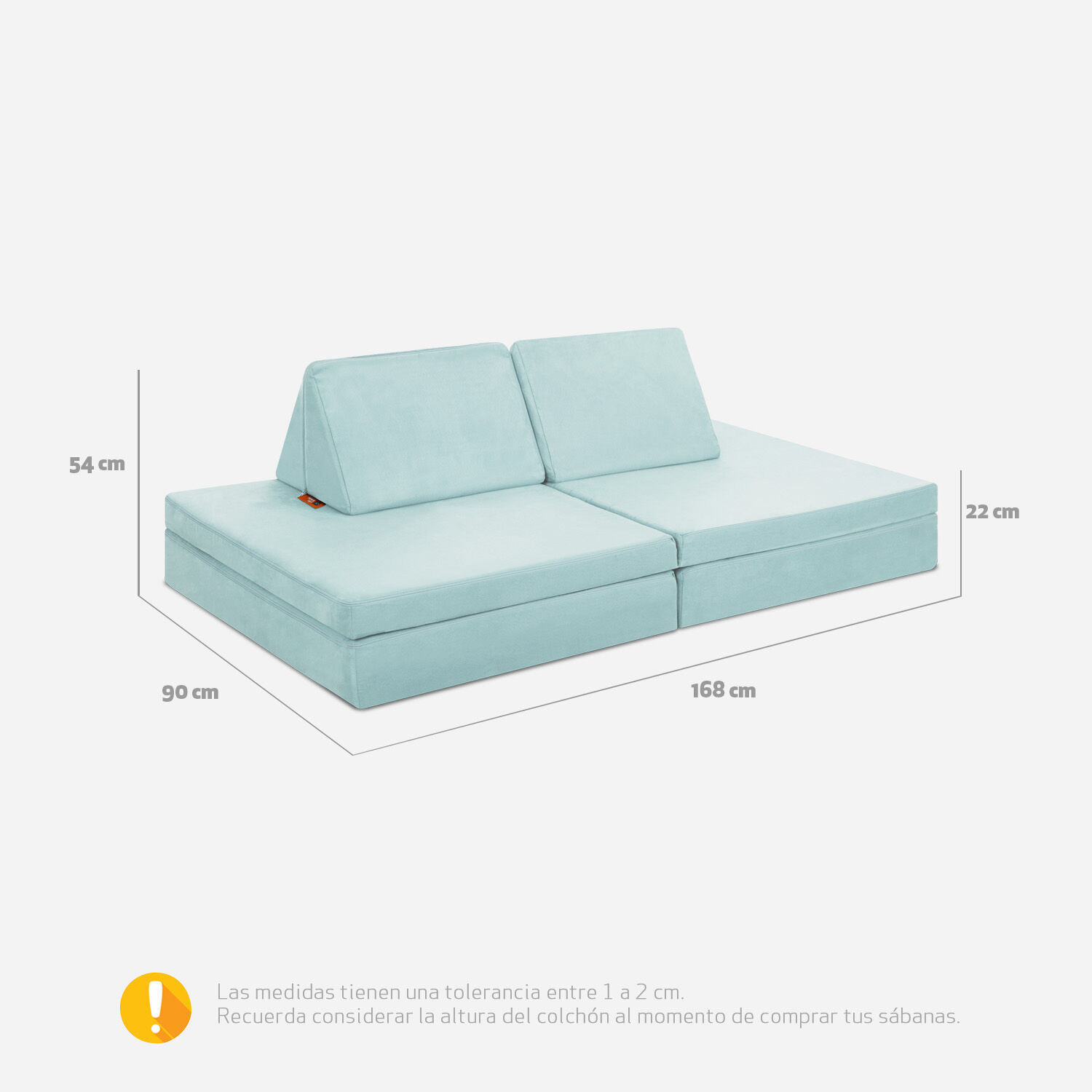 Pack Colchonetas CIC Kids Brook Green + Cama Mascota Cobija