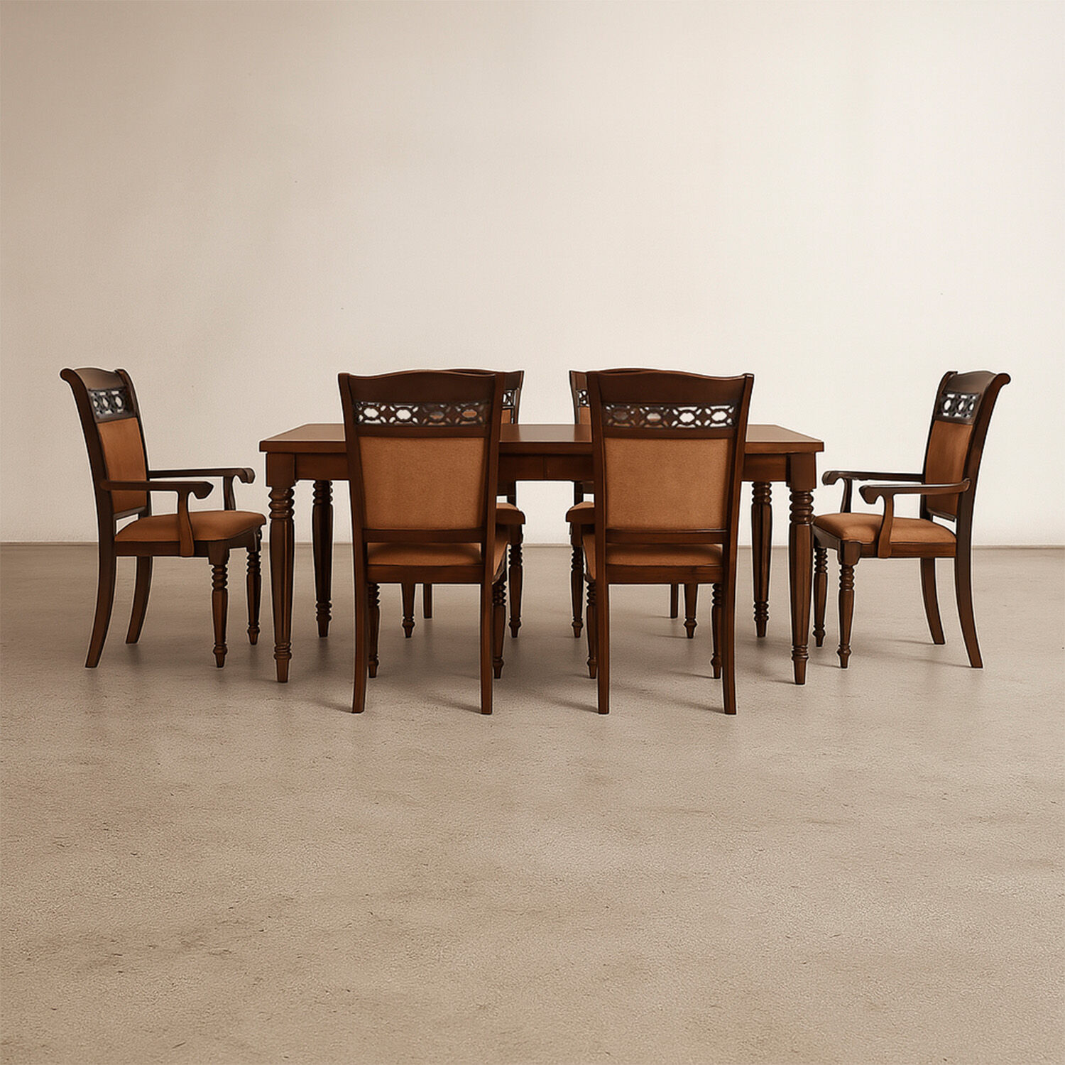 Comedor 4 Sillas 2 Sitiales Le Blanc / Mesa con Extensi&oacute;n