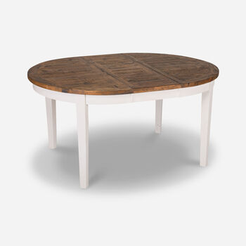 Mesa de Comedor Provenza Con Extensión Blanca