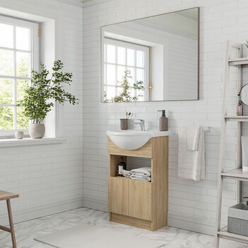 Vanitorio 2 Puertas Bajas Cannes Olmo  50 Cm.