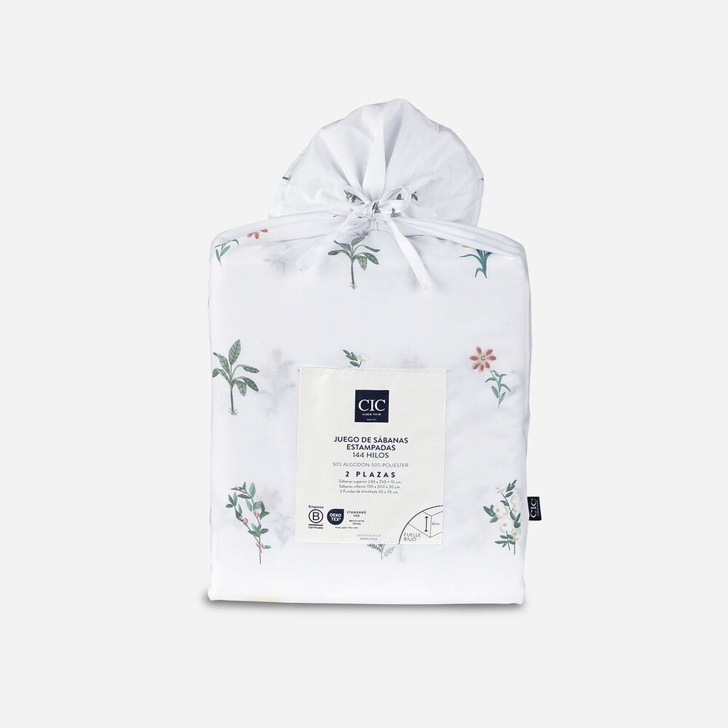 S&aacute;banas Single 144 Hilos Lisa Agustina