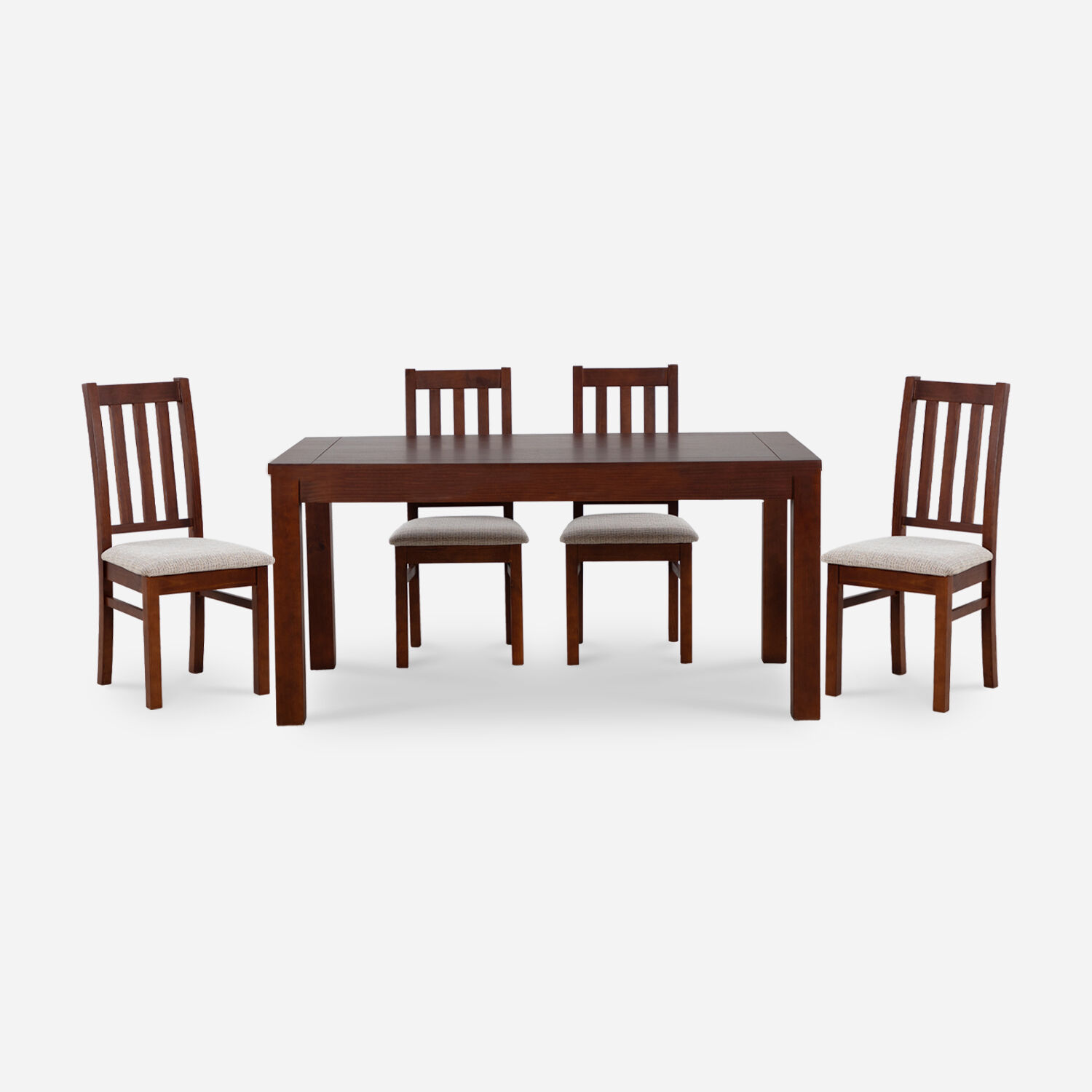Comedor 6 Sillas &Ntilde;uble Caramelo Beige