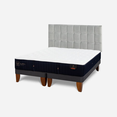 Cama Europea King Premium Respaldo Sile