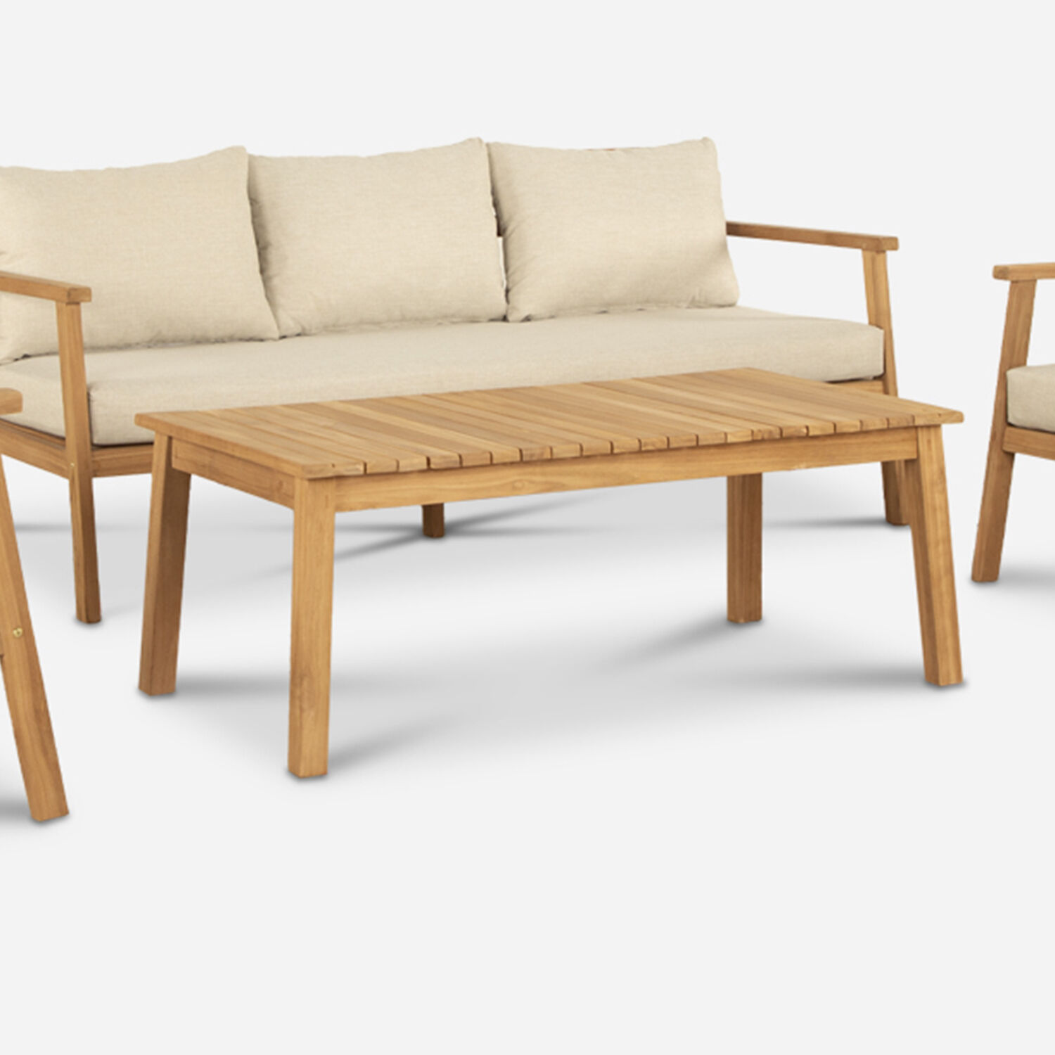 Mesa De Centro Terraza Teka Aruba