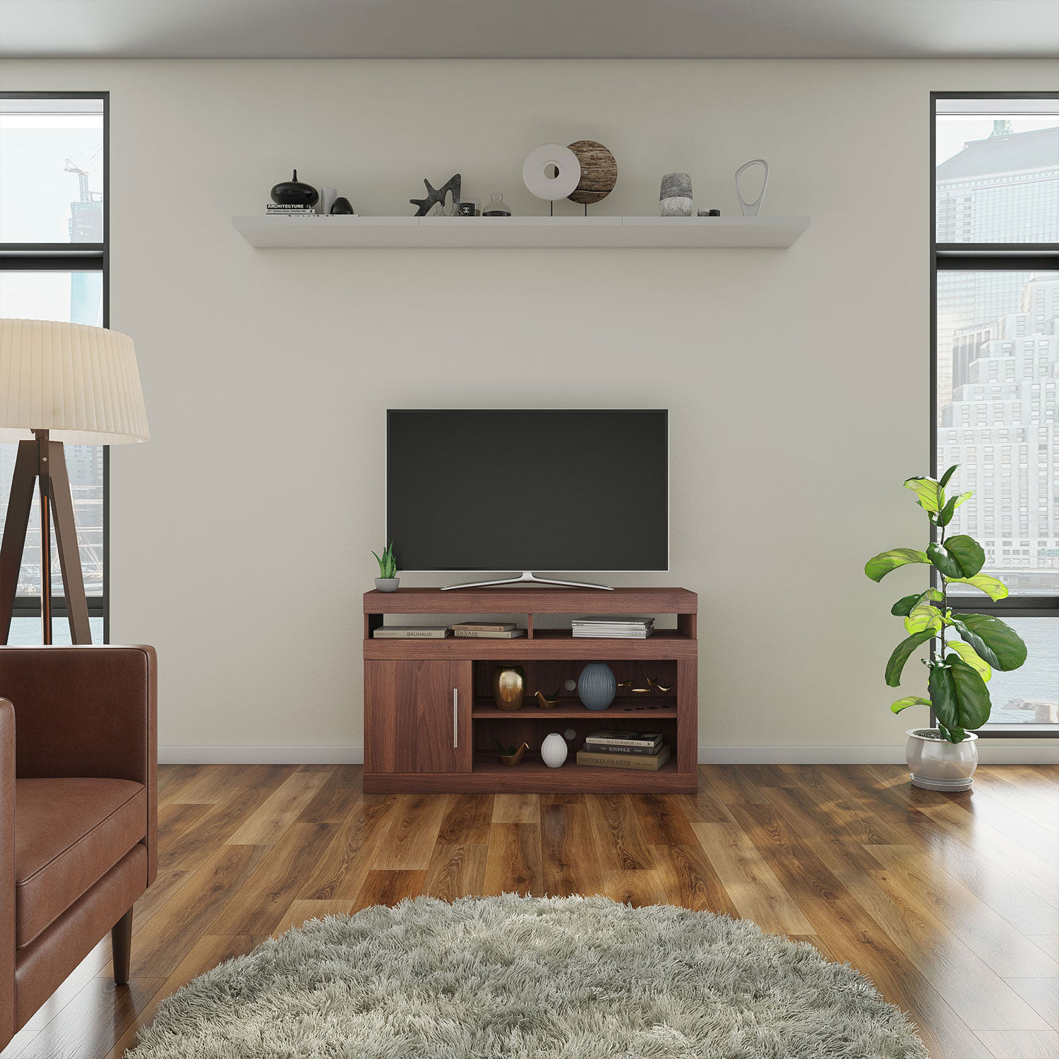 Rack Tv 43" Ganges Nogal