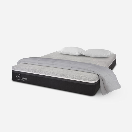 Colchón 2 Plazas Hybrid 150x200 + Almohadas Viscoelásticas + Plumón