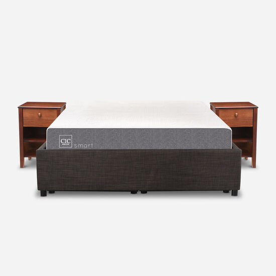 Cama Space Box 2 Plazas Smart + Velador New Torino 